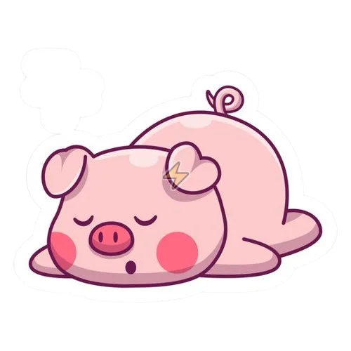 Sticker de Pato el Cerdito - comprar en Argentina