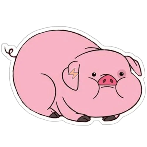 Sticker de Pato el Cerdito - comprar en Argentina