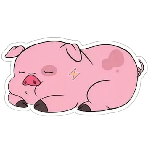 Sticker de Pato el Cerdito - comprar en Argentina