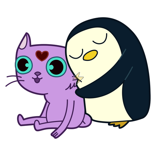 Sticker de Gunter y Gatito - comprar en Argentina