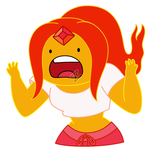 Sticker de Princesa Flama - comprar en Argentina