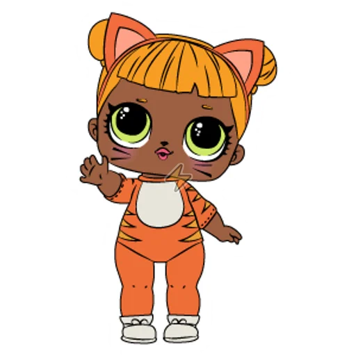 Sticker de Baby Cat Muñeca LOL - comprar en Argentina