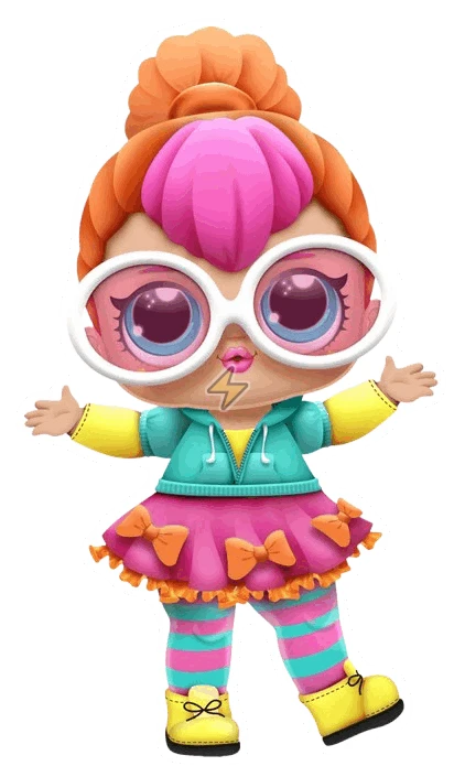 Sticker de Neón Q.T. Muñeca LOL - comprar en Argentina