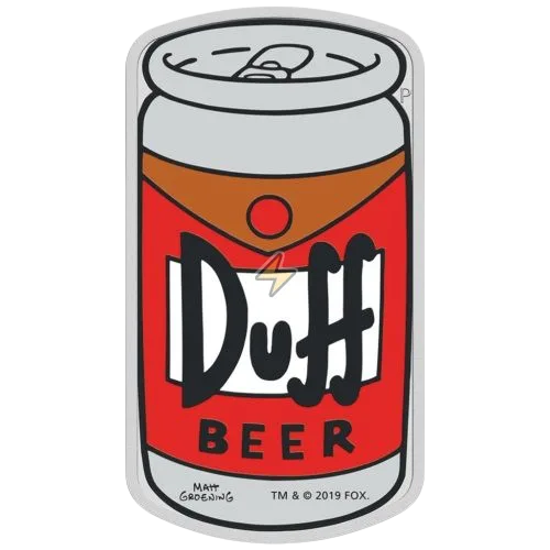 Sticker de Cerveza Duff - comprar en Argentina