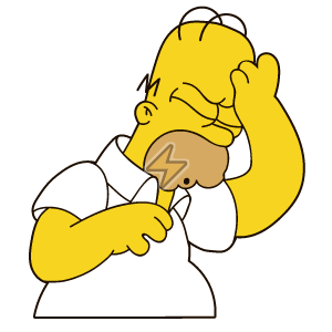 Sticker de Homero Simpson - comprar en Argentina