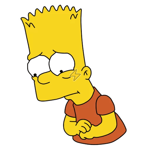 Sticker de Bart Simpson - comprar en Argentina