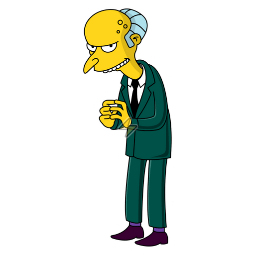 Sticker de Señor Burns - comprar en Argentina