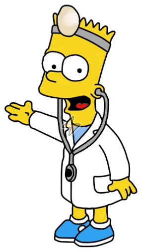 Sticker de Doctor Bart Simpson - comprar en Argentina