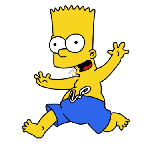 Sticker de Bart Simpson - comprar en Argentina