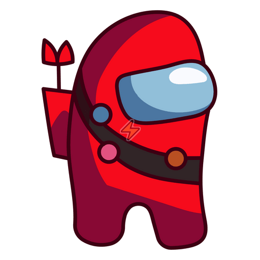 Sticker de Among Us Rojo - comprar en Argentina
