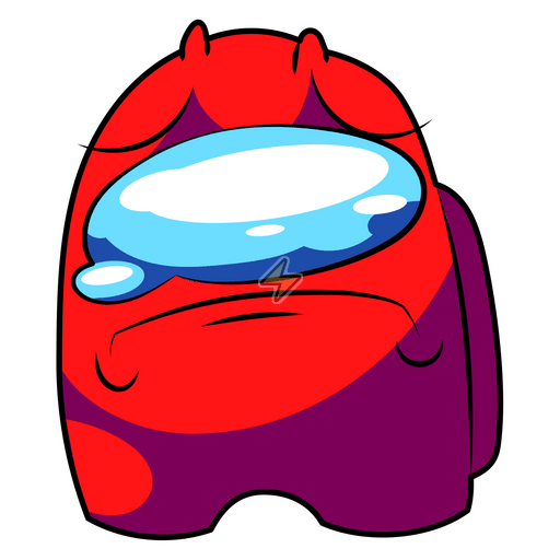 Sticker de Among Us Rojo - comprar en Argentina