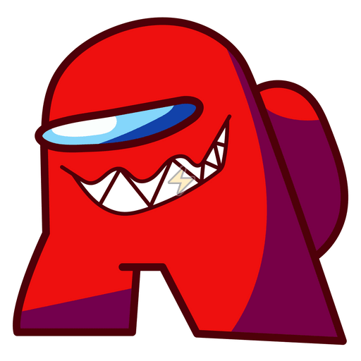 Sticker de Among Us Rojo - comprar en Argentina