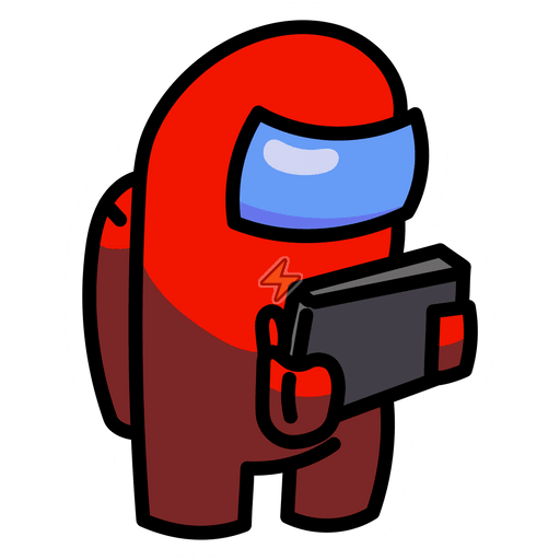Sticker de Among Us Rojo - comprar en Argentina