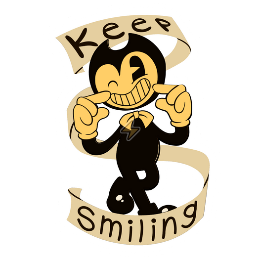 Sticker de Bendy Sonriendo - comprar en Argentina