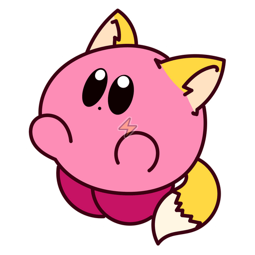 Sticker de Kirby Zorro - comprar en Argentina