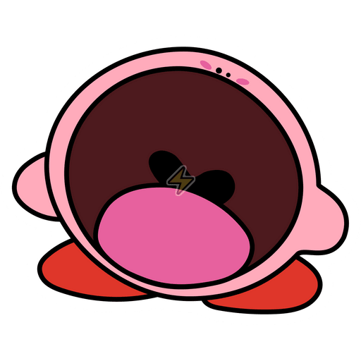 Sticker de Kirby Absorbiendo - comprar en Argentina