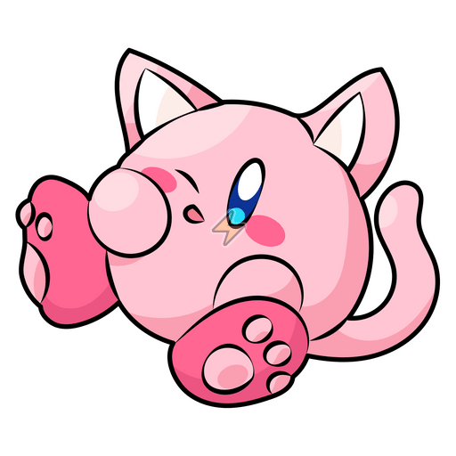 Sticker de Kirby Gatito - comprar en Argentina