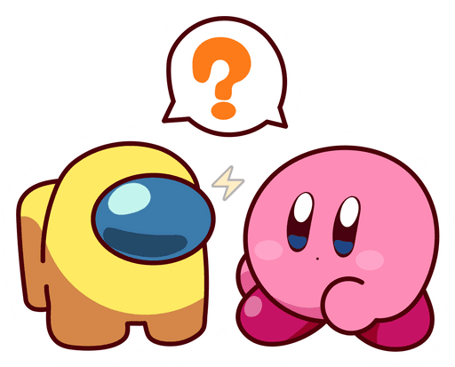 Sticker de Among Us y Kirby - comprar en Argentina