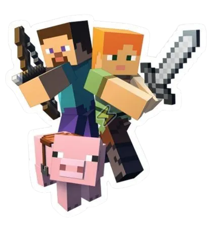 Sticker de Minecraft - comprar en Argentina