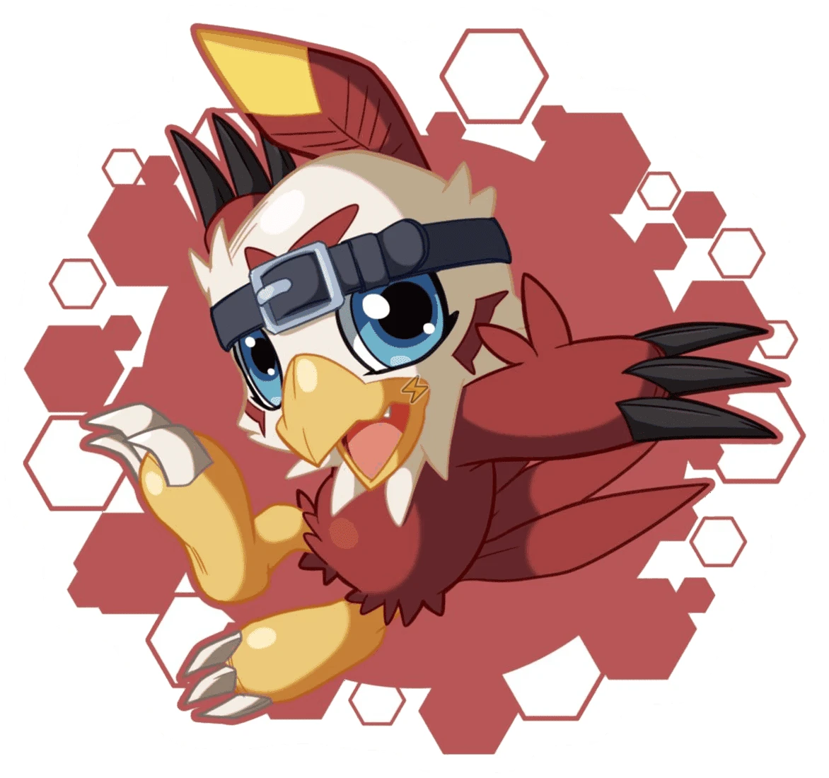 Sticker de Hawkmon - comprar en Argentina