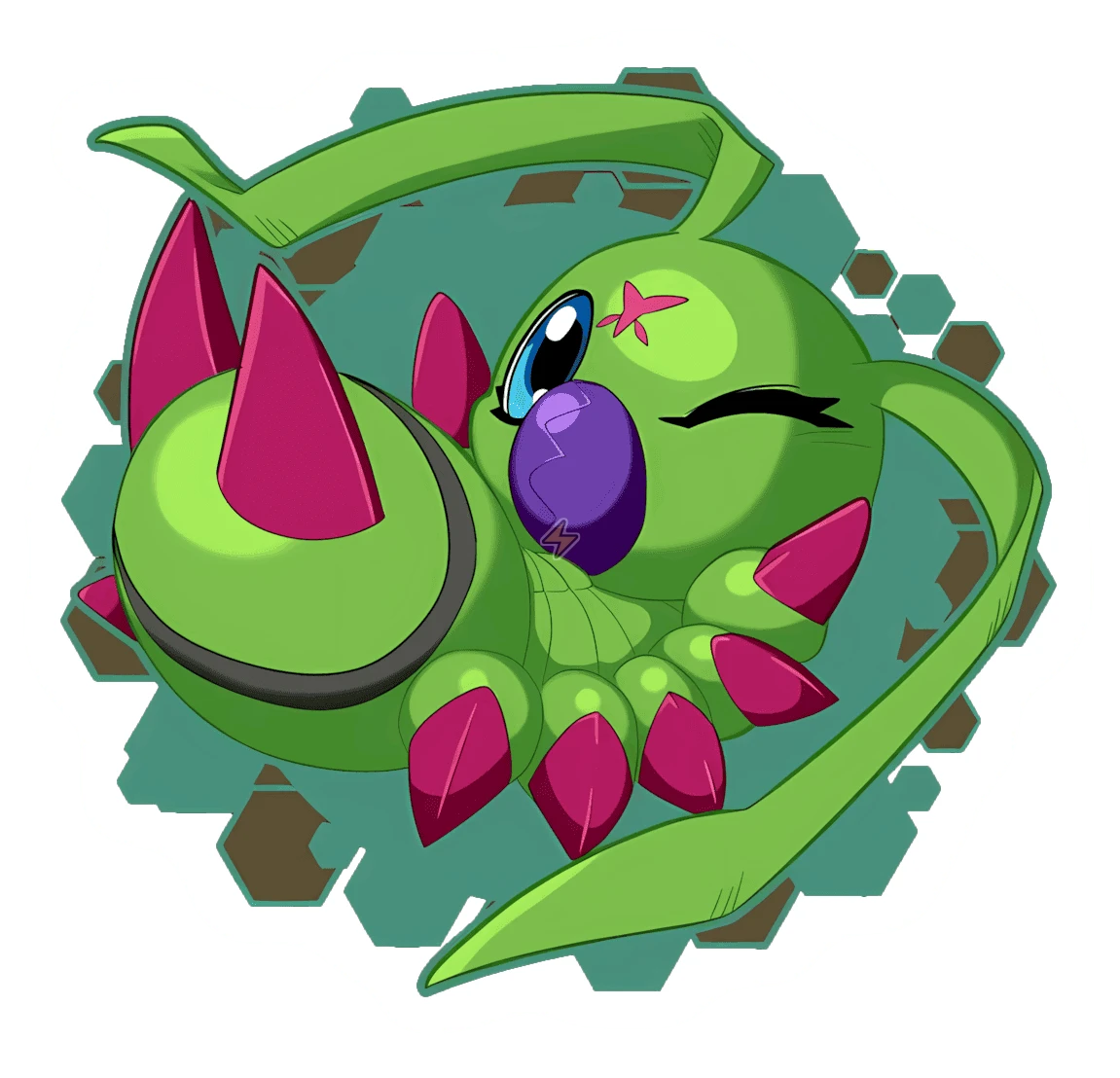 Sticker de Wormmon - comprar en Argentina