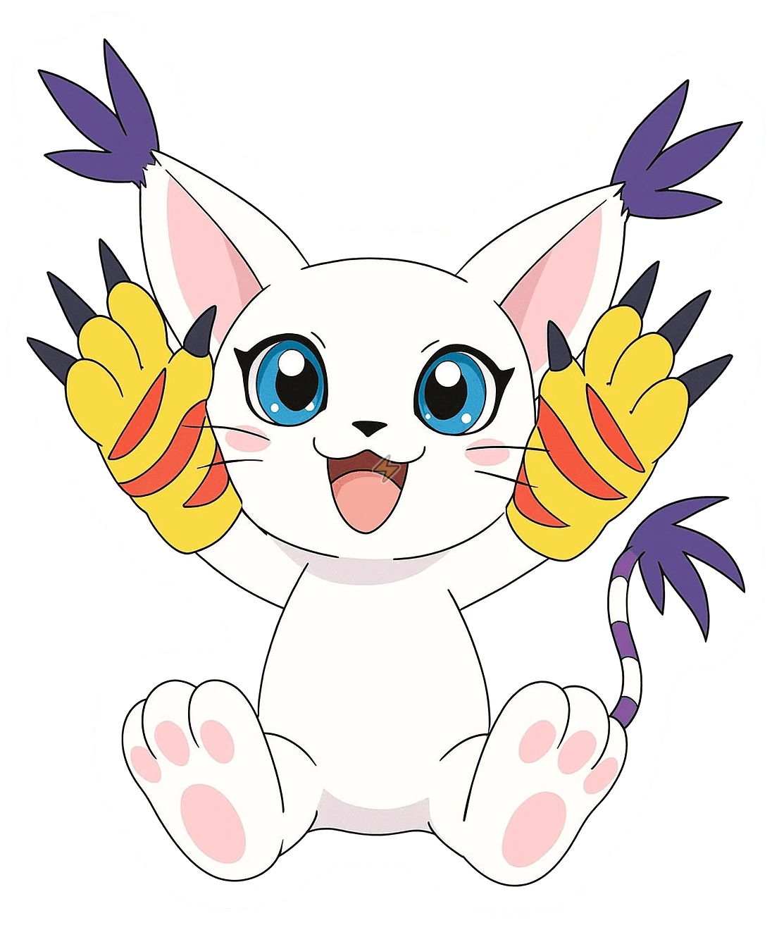 Sticker de Gatomon - comprar en Argentina