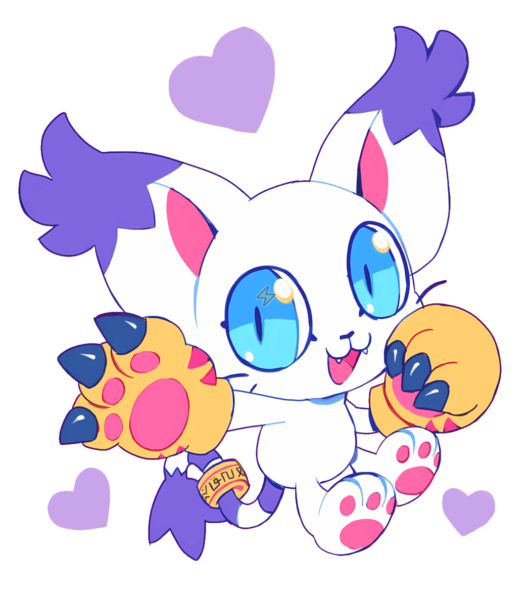 Sticker de Gatomon - comprar en Argentina