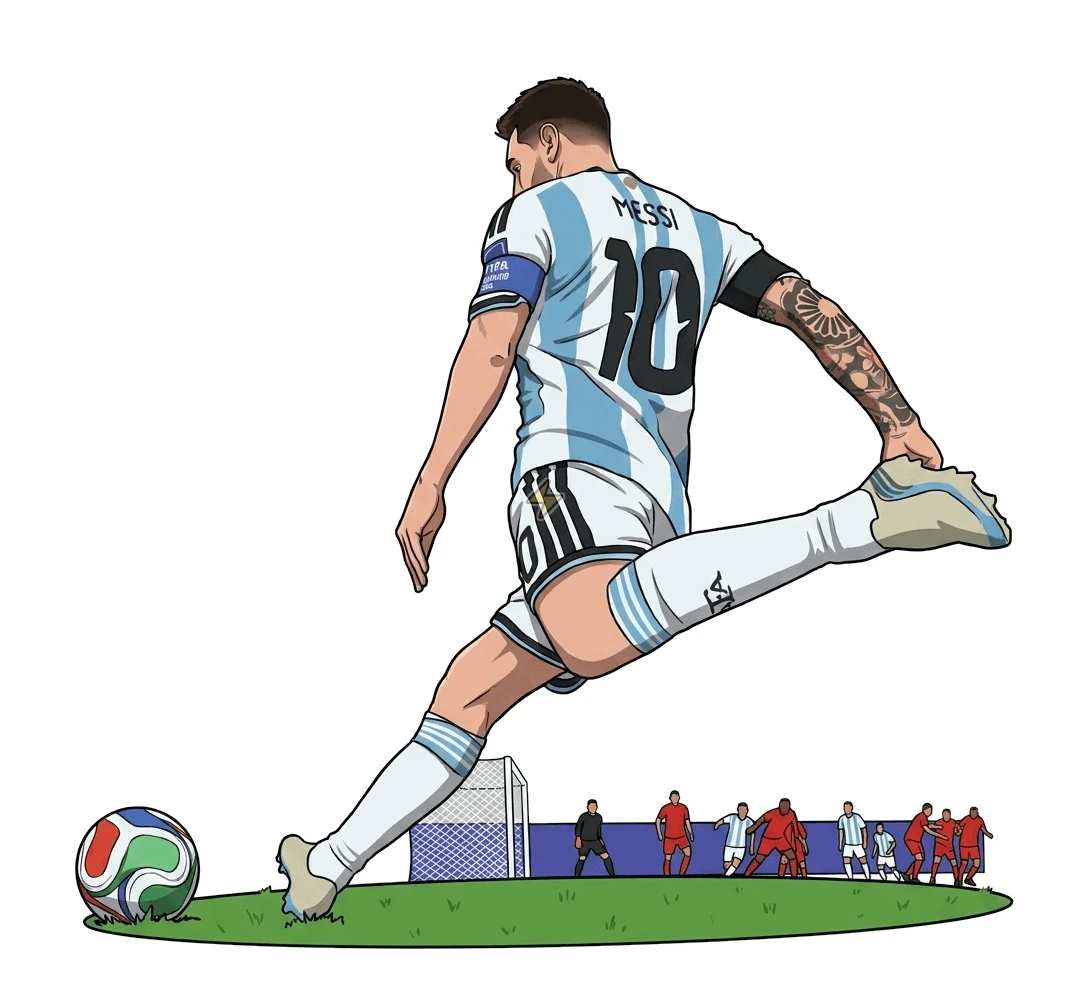 Sticker de Lionel Messi - comprar en Argentina