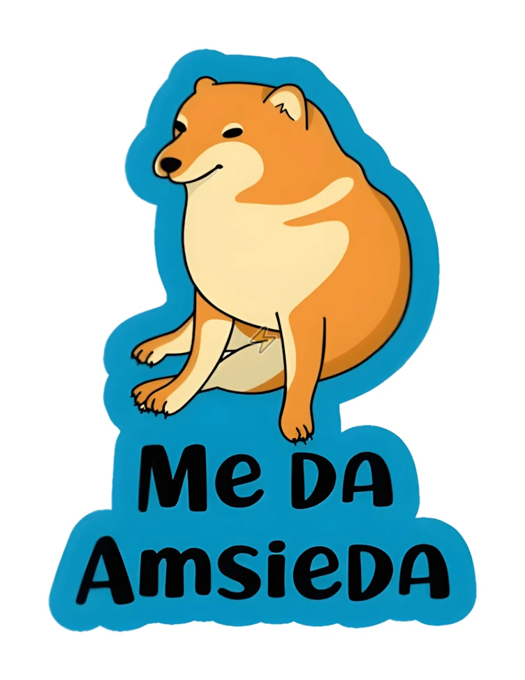 Sticker de Me Da Amsieda - comprar en Argentina