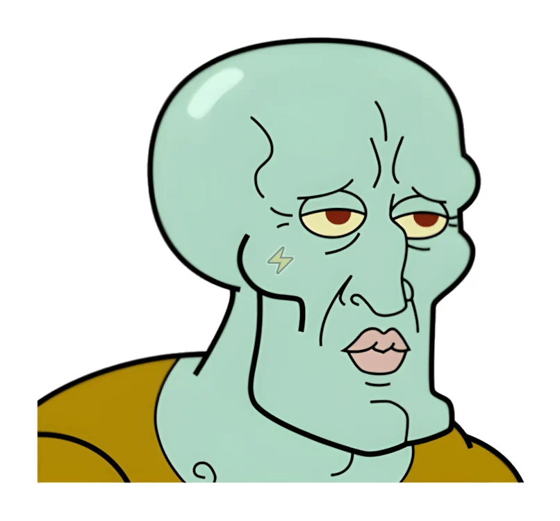 Sticker de Calamardo Guapo - comprar en Argentina
