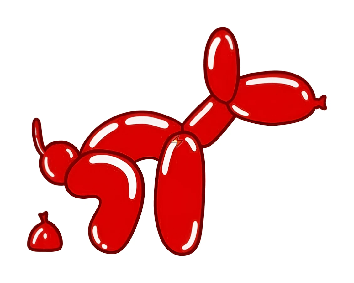 Sticker de Perro Globo - comprar en Argentina
