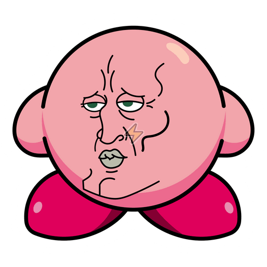 Sticker de Kirby Guapo - comprar en Argentina