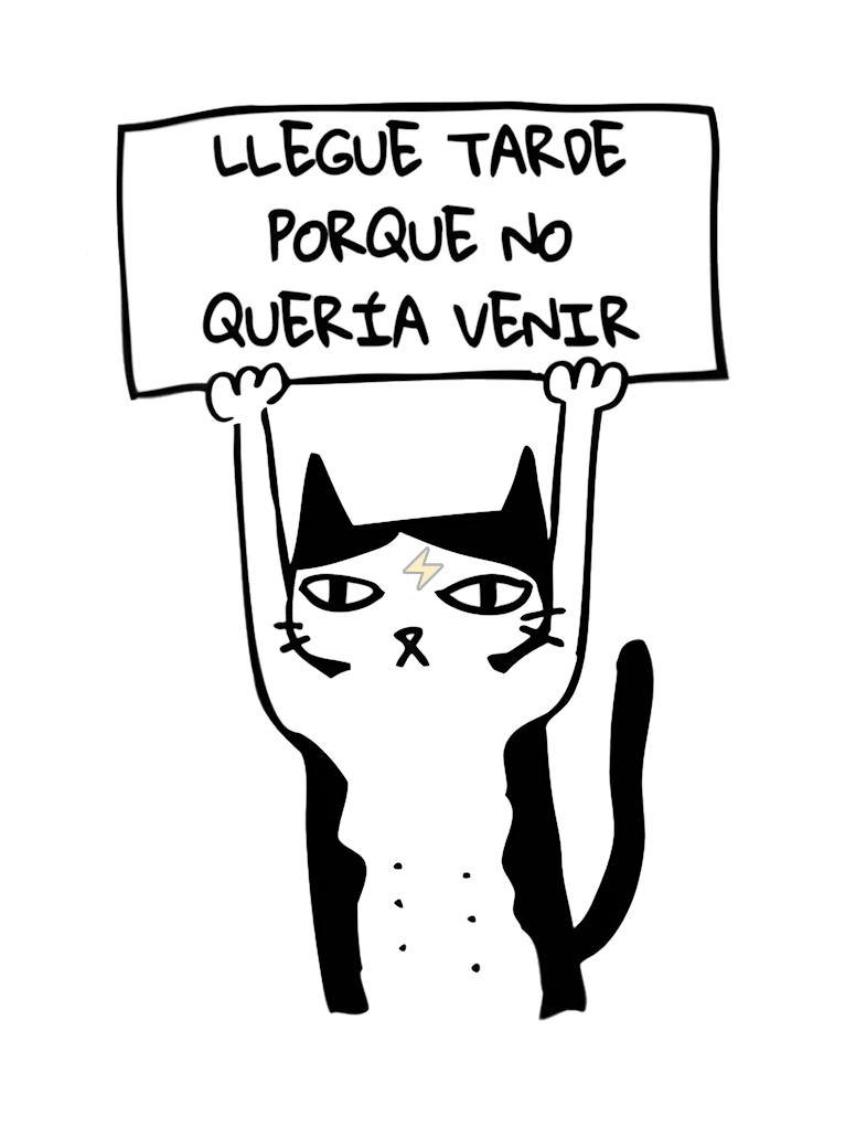 Sticker de Llegue tarde porque no quería venir - comprar en Argentina