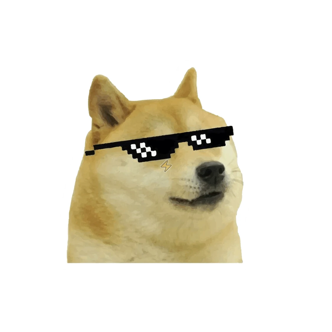 Sticker de Cheems con gafas de sol - comprar en Argentina