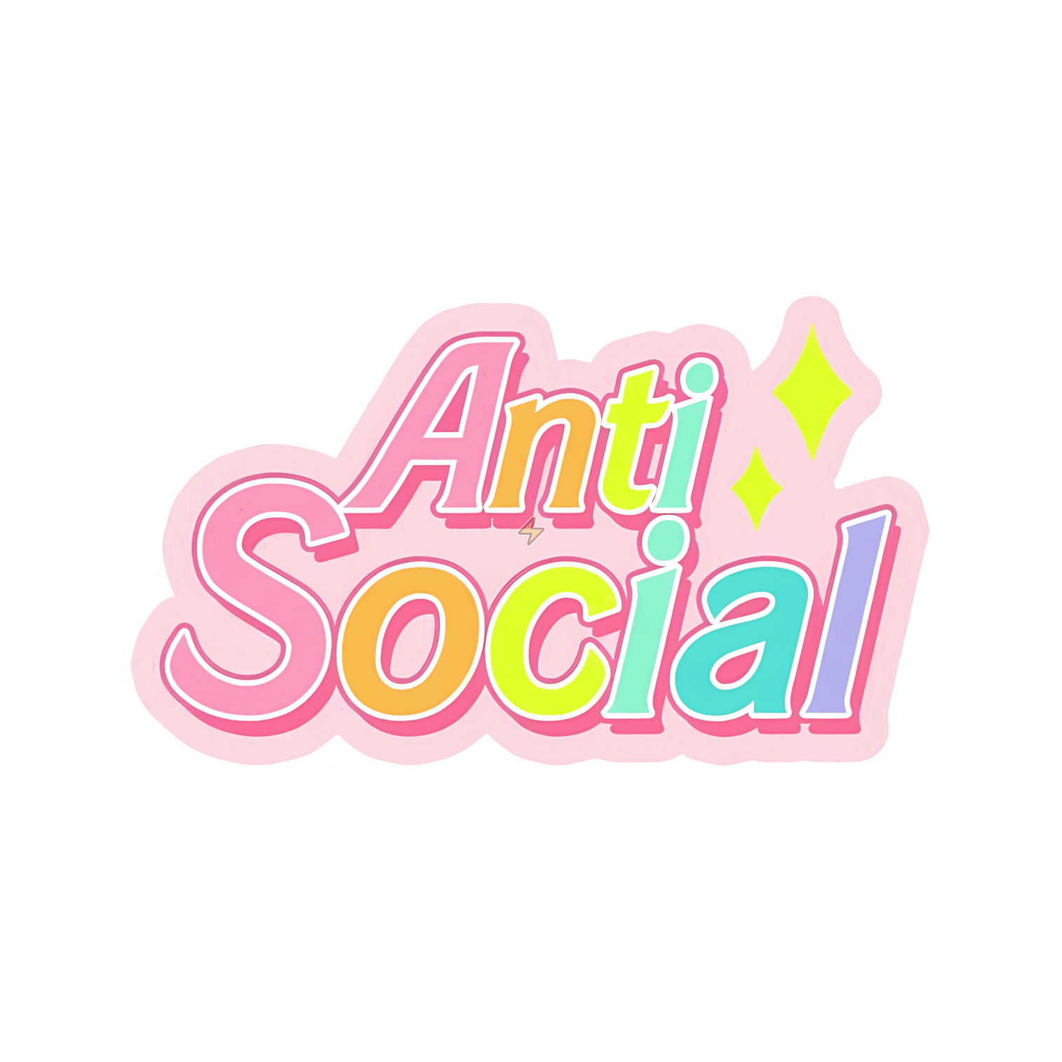 Sticker de Anti solcial - comprar en Argentina