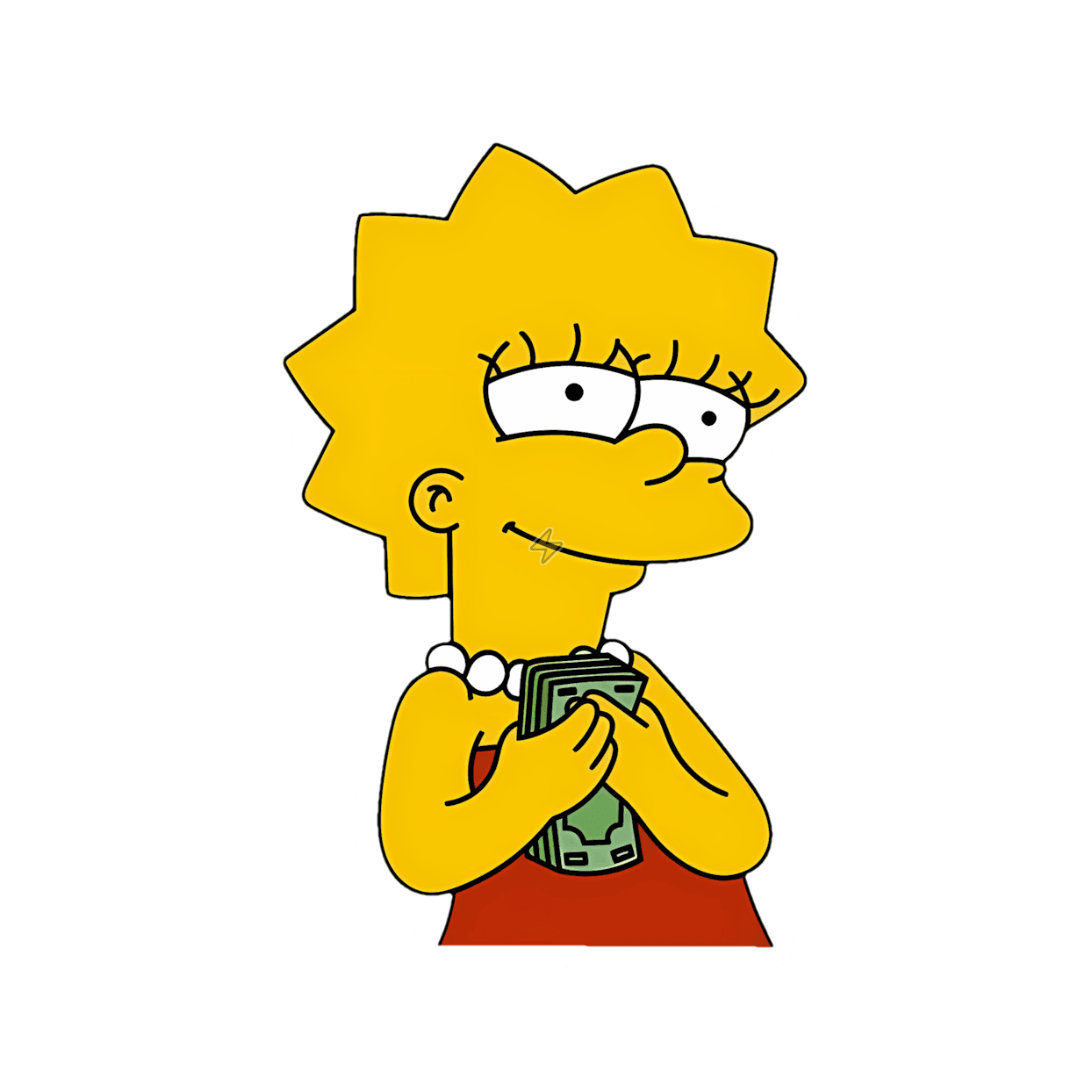 Sticker de Lisa Con Plata - comprar en Argentina