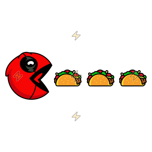 Sticker de Deadpool - PacMan - comprar en Argentina