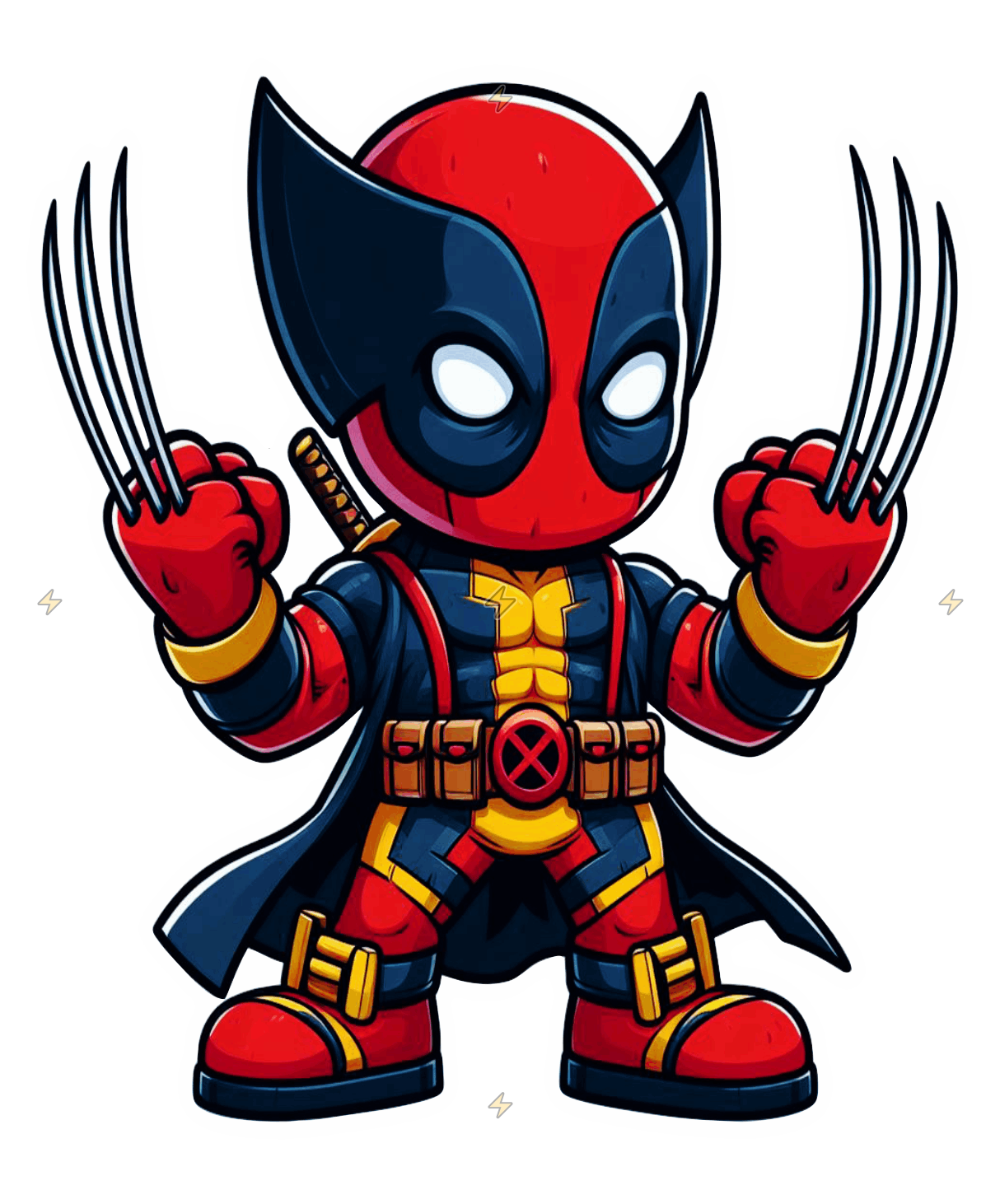 Sticker de Deadpool y Wolverine - comprar en Argentina