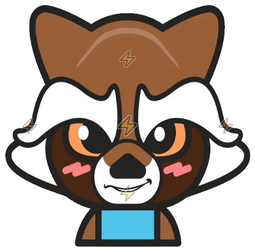 Sticker de Rocket Raccoon - comprar en Argentina