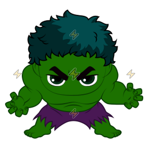 Sticker de Hulk - comprar en Argentina