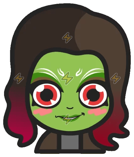 Sticker de Gamora - comprar en Argentina
