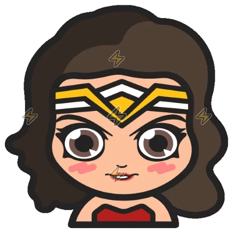 Sticker de Mujer Maravilla - comprar en Argentina