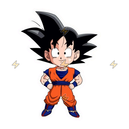 Sticker de Goku - comprar en Argentina