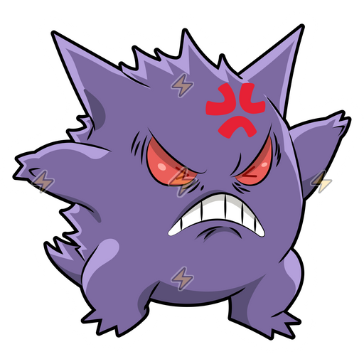 Sticker de Gengar - comprar en Argentina