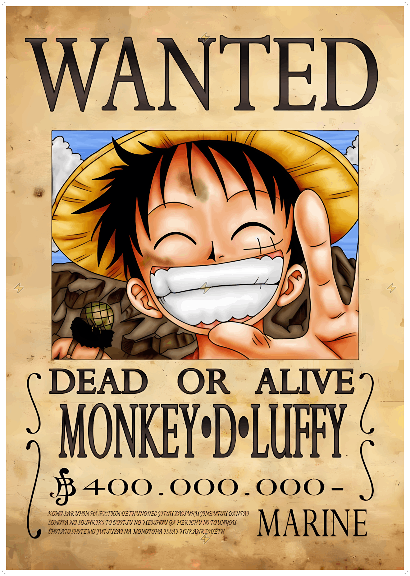 Sticker de Monkey D. Luffy - comprar en Argentina
