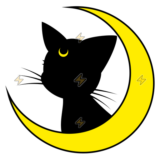 Sticker de Luna - comprar en Argentina