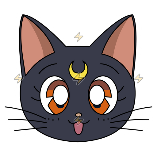 Sticker de Luna - comprar en Argentina
