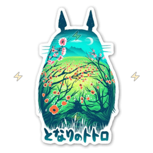 Sticker de Mi vecino Totoro - comprar en Argentina