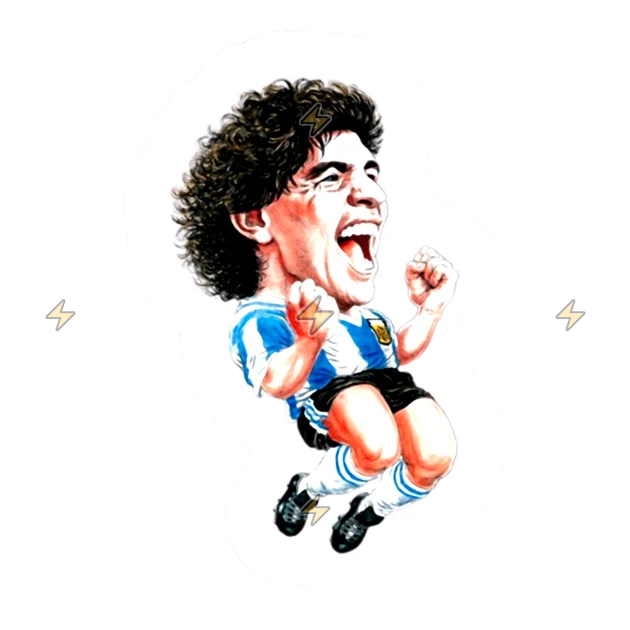 Sticker de Diego Maradona - comprar en Argentina