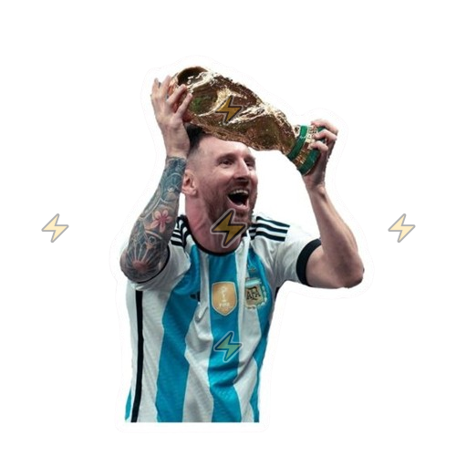 Sticker de Lionel Messi - comprar en Argentina